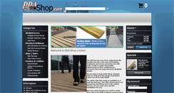 Desktop Screenshot of ddashop.com